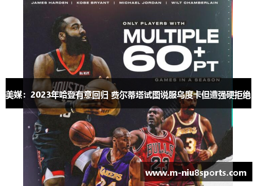 美媒：2023年哈登有意回归 费尔蒂塔试图说服乌度卡但遭强硬拒绝
