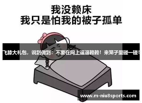 飞膝大礼包，说到做到：不要在网上逼逼赖赖！来笼子里碰一碰！